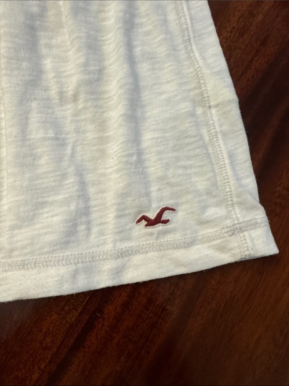 Hollister Girls White V-Neck Empire Waist Casual Dress - Picture 3 of 7